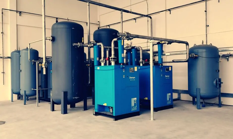 industrial mold cleaning equipment compressed air system